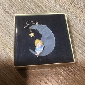 Hallmark‎ Tree Trimmer Collection Moon and Star Ornament Charming Angel